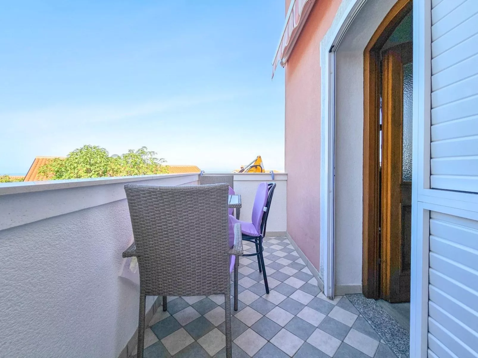 Apartment für 3 Personen mit Meerblick-Binnen