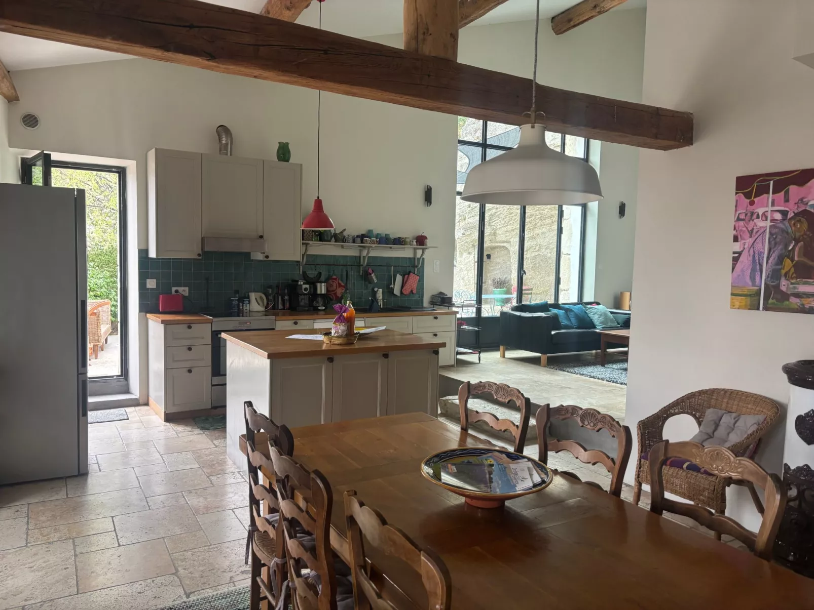 Dorfhaus in provencal mit Pool-Binnen