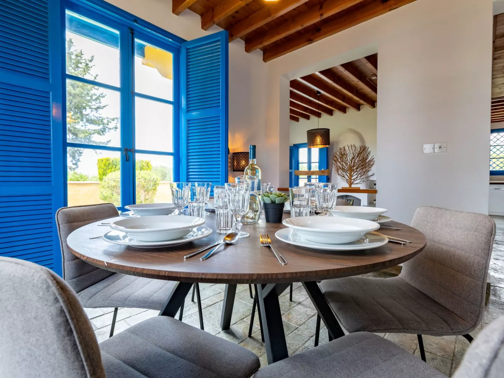 Beach Front 3-Schlafzimmer-Villa - 1. Linie vom Strand-Buiten