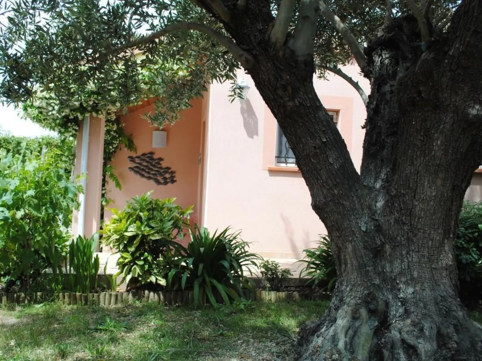 Haus "Les Cyprès" mit Gemeinschaftspool-Buiten