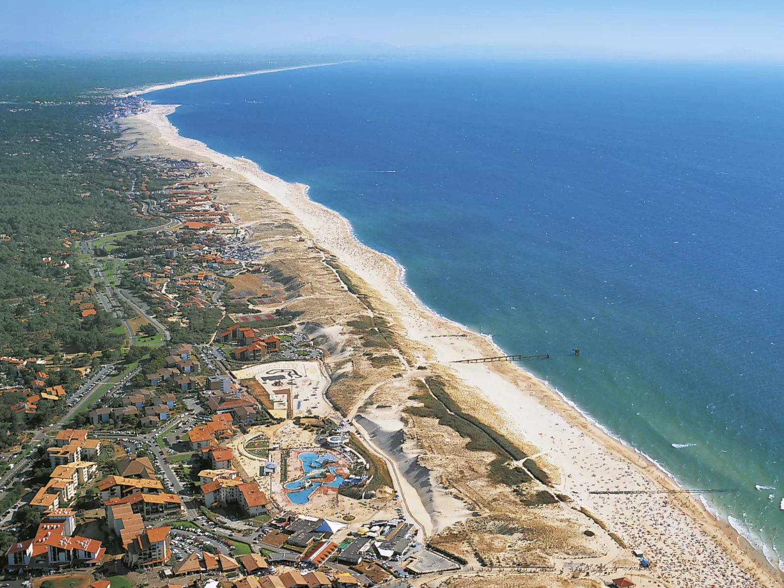 Haus 10 Schlafplätze Lac d'Hossegor / Plage des Estagnots mit Pool-Omgeving