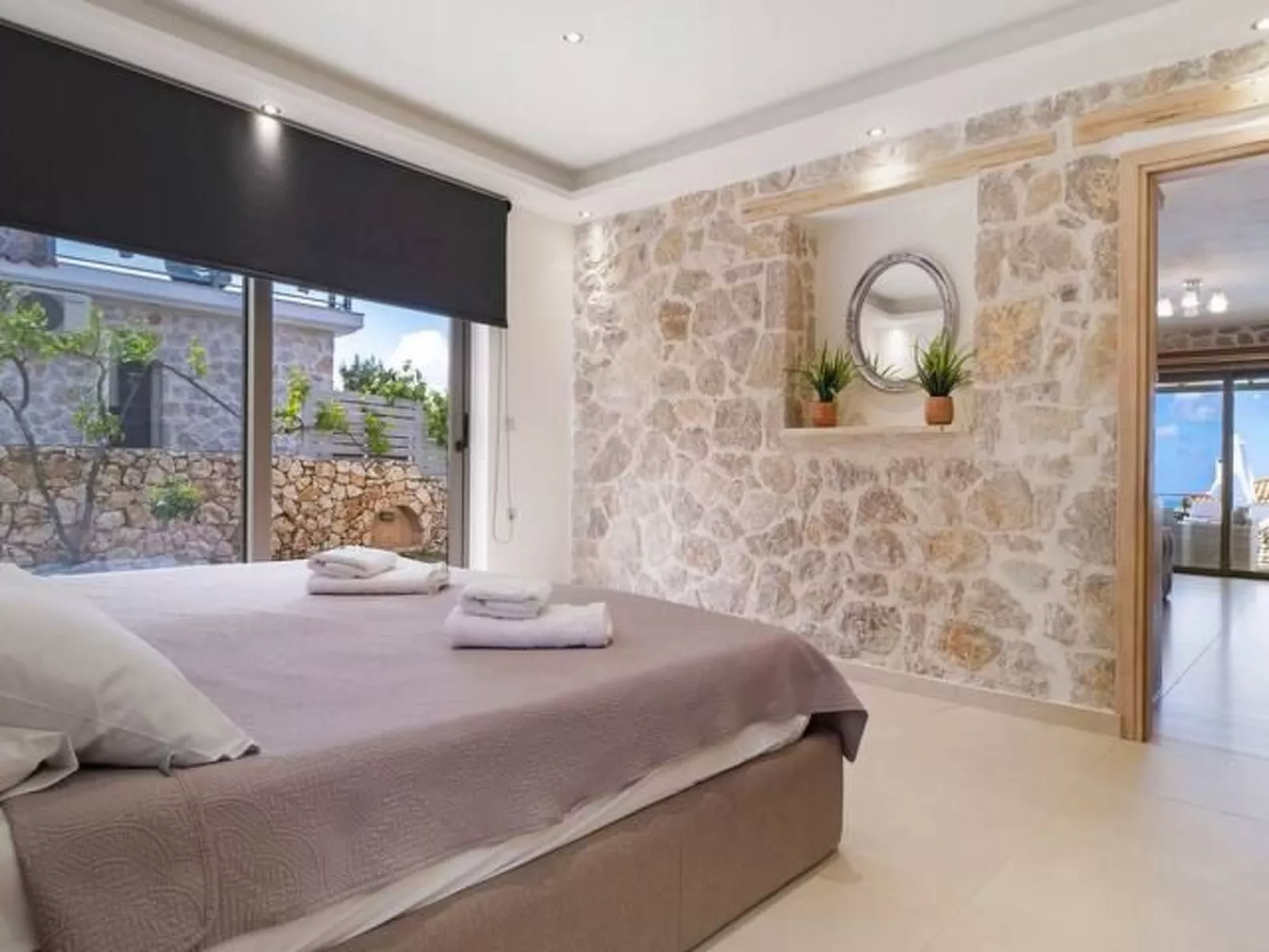 Luxuriöse Steinvilla Angela in der Nähe von Kathisma-Binnen