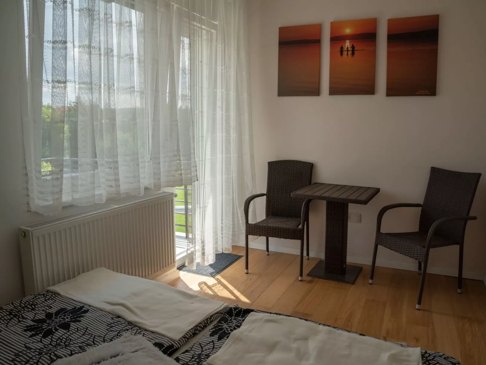 Doppelhaushälfte für sechs Personen mit Garten-Binnen