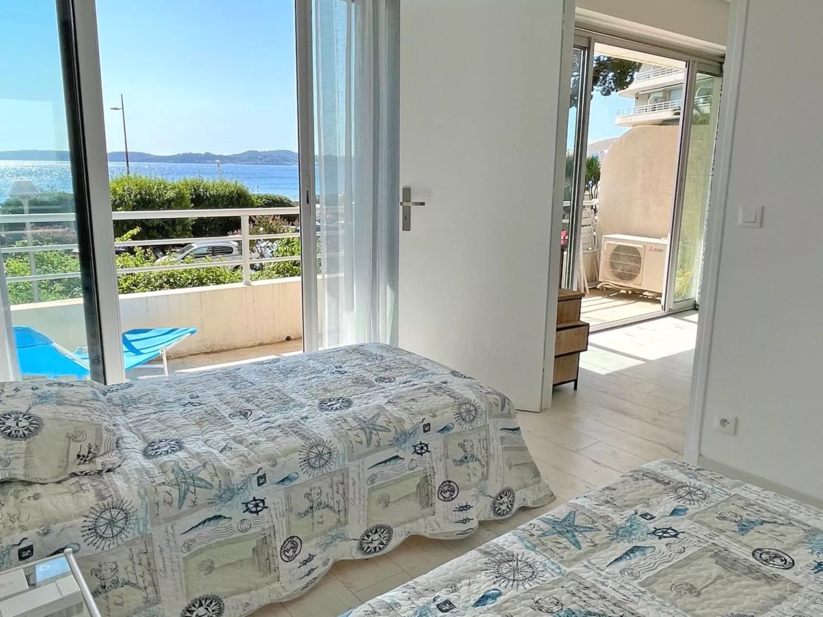 Appt T2 - Centre ville et plage - Vue Mer - Clim-Binnen