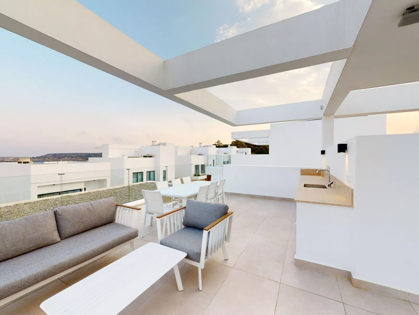 Periyiali Resort - Seitlicher Meerblick Villa Erato - 19-Binnen