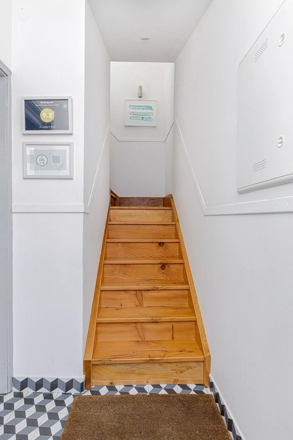 Traditionelles Haus am Meer-Binnen