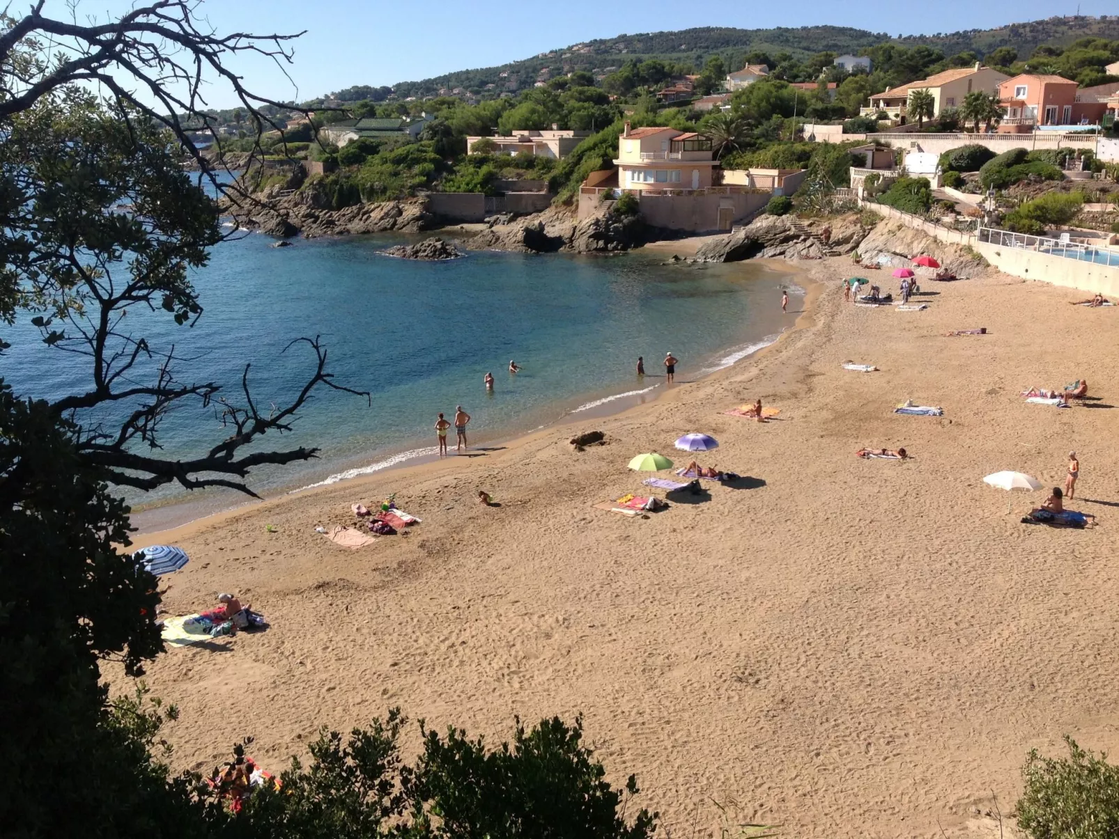 Erdgeschoss der Villa du Pébrier Côte d'Azur Saint Aygulf-Buiten
