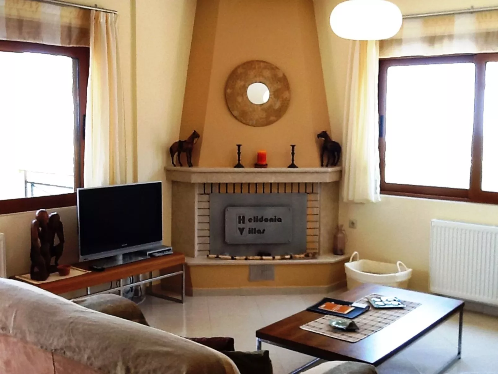 Villa Stefanos, Meerblick, privater Pool, Rethymno-Binnen