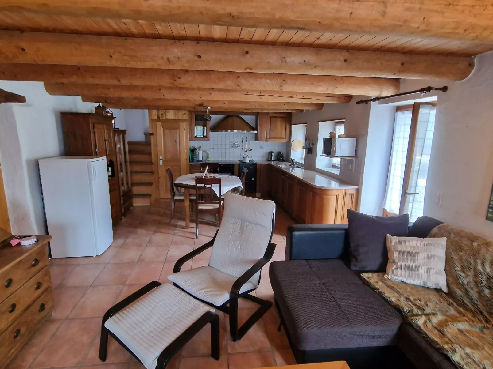 Chalet in den sonnigen Schweizer Südalpen-Binnen