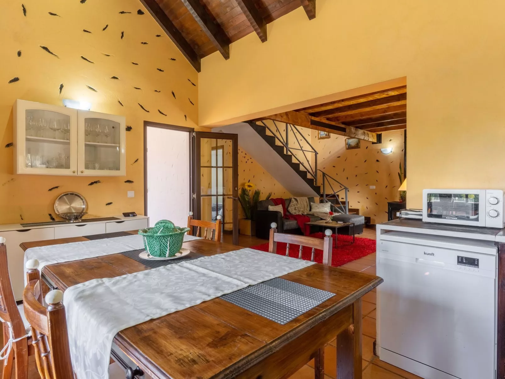 Dorf Sonnenuntergang-Image-tags.info