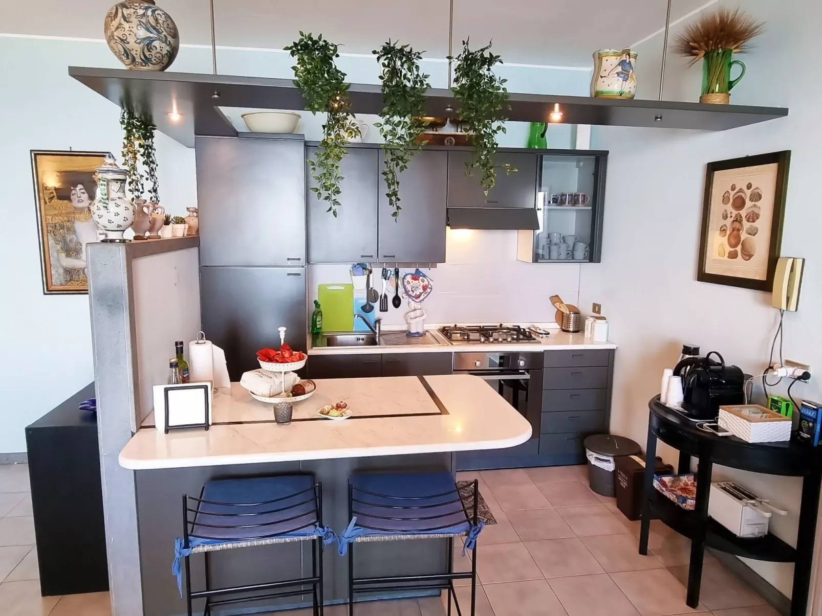 Mit Wasserblick-Binnen