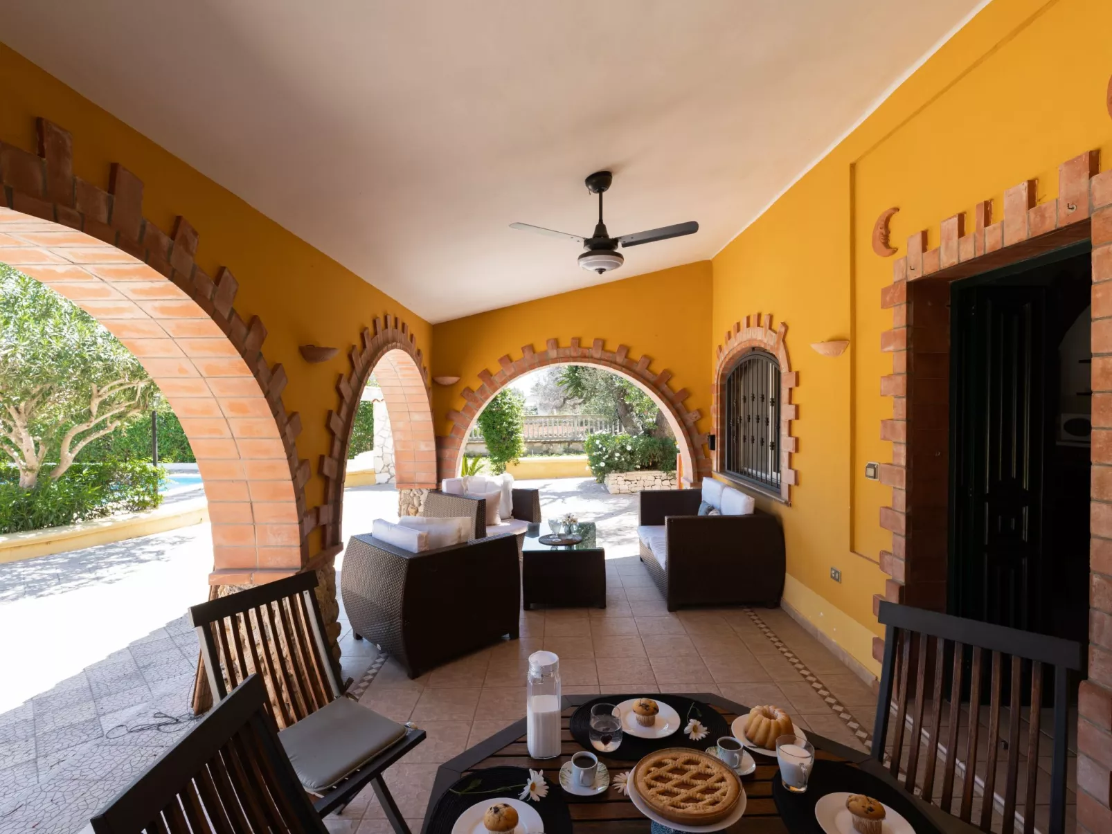Villa Azzurra mit Pool - Binnen