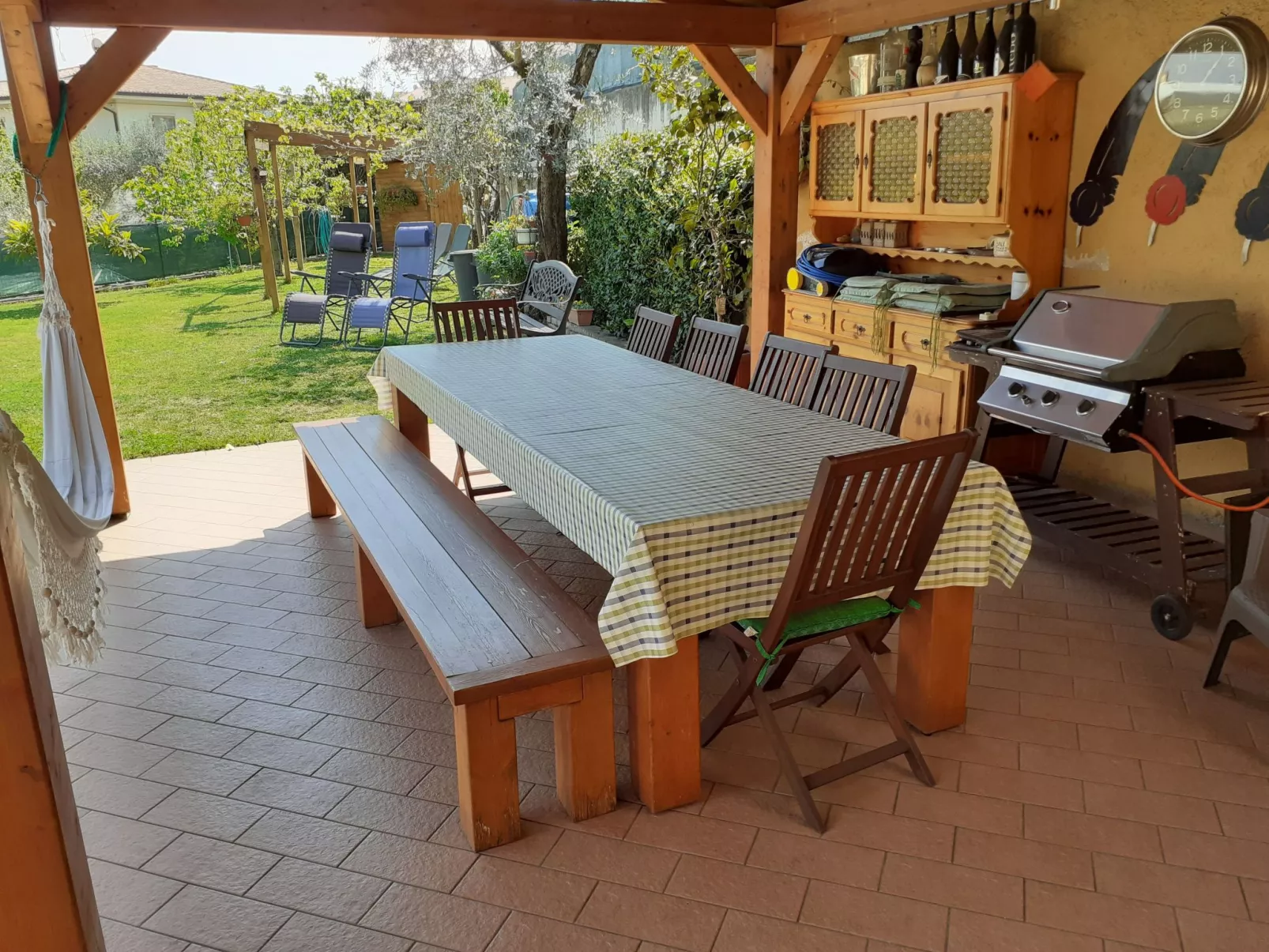 Appto. "Villa La Veranda" mit Garten und Pool-Buiten