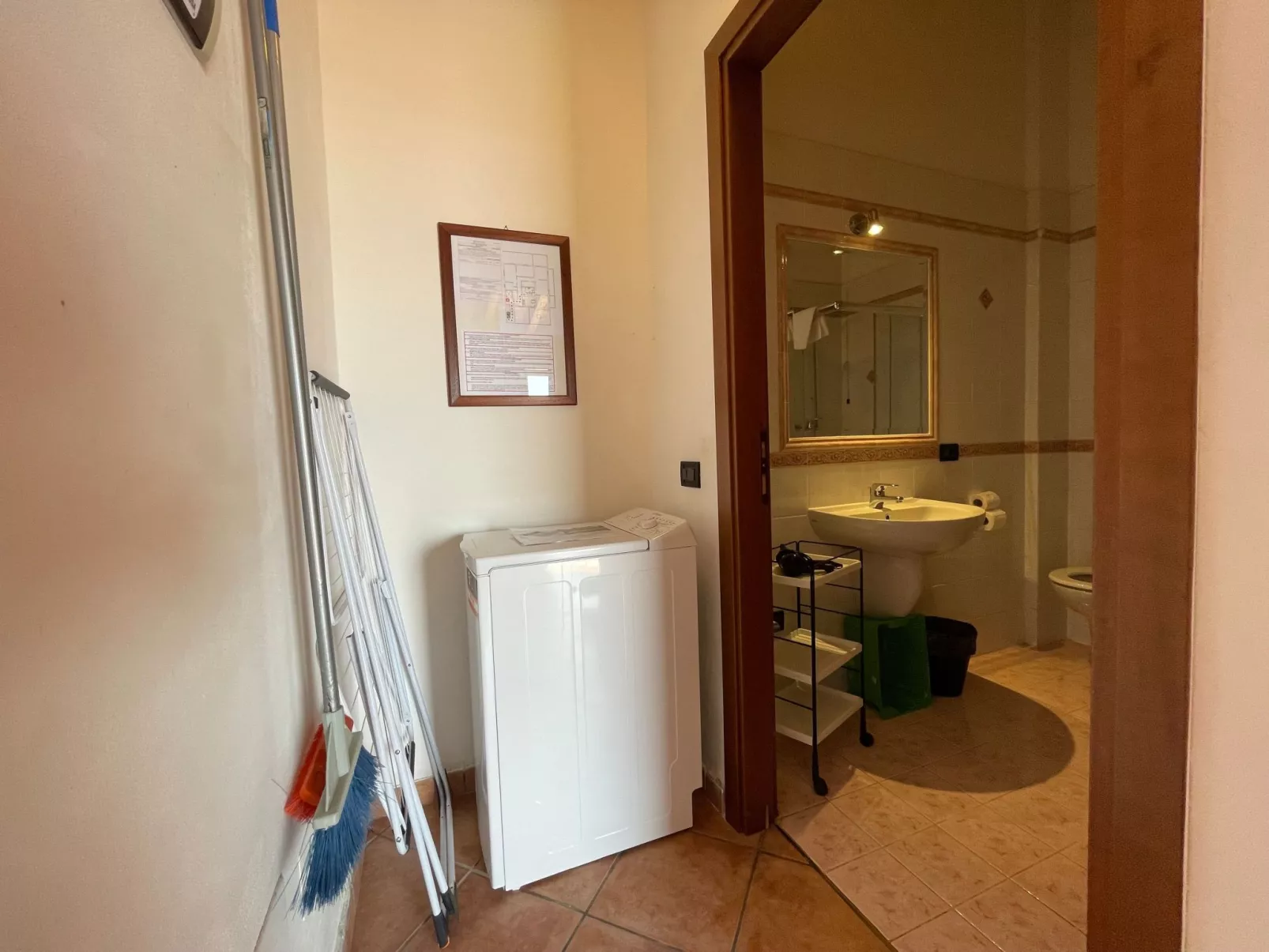 Wohnung in Solarolo mit privatem Parkplatz-Binnen