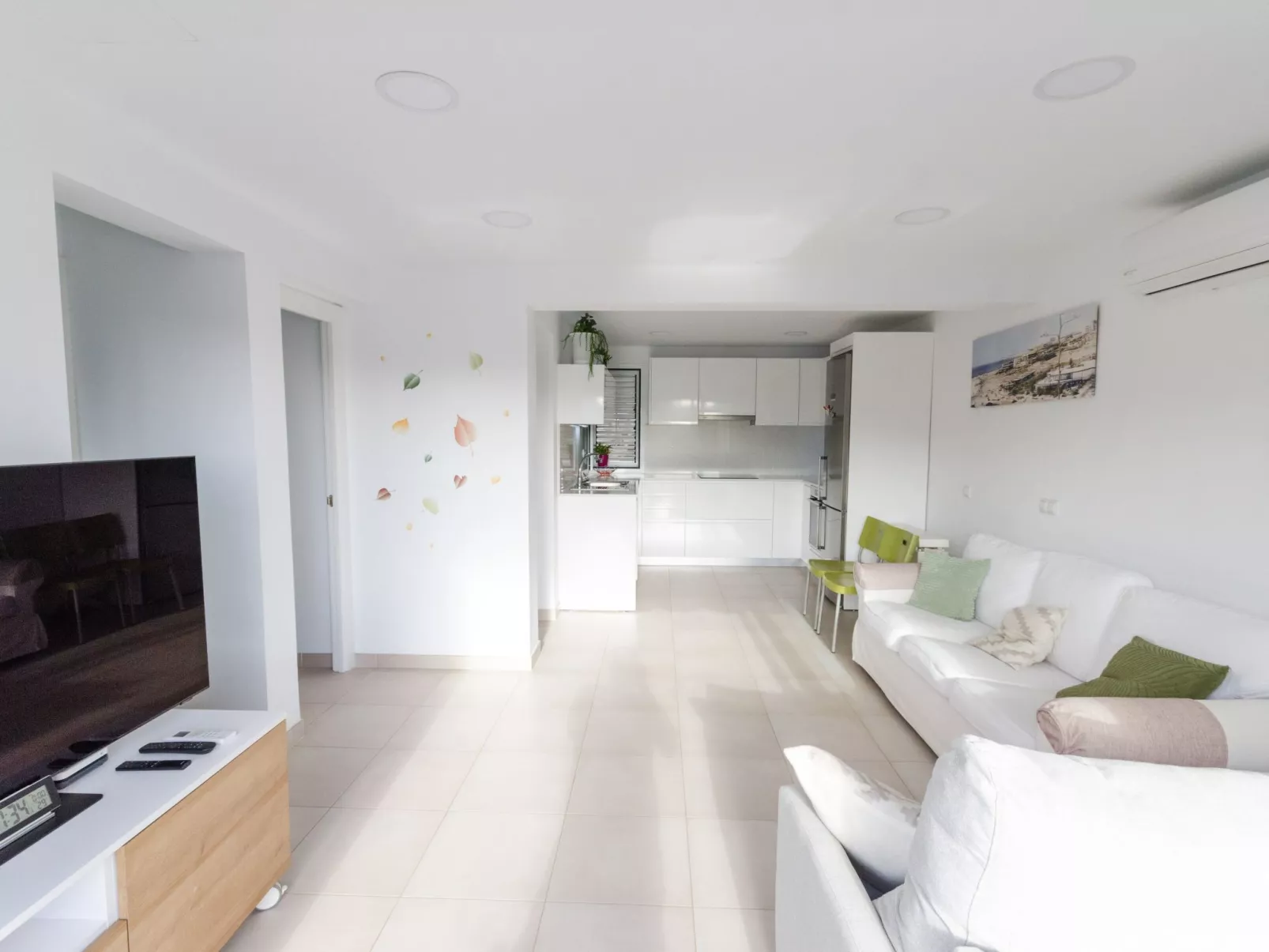 Terrassenwohnung mit zwei Schlafzimmern am Strand-Binnen