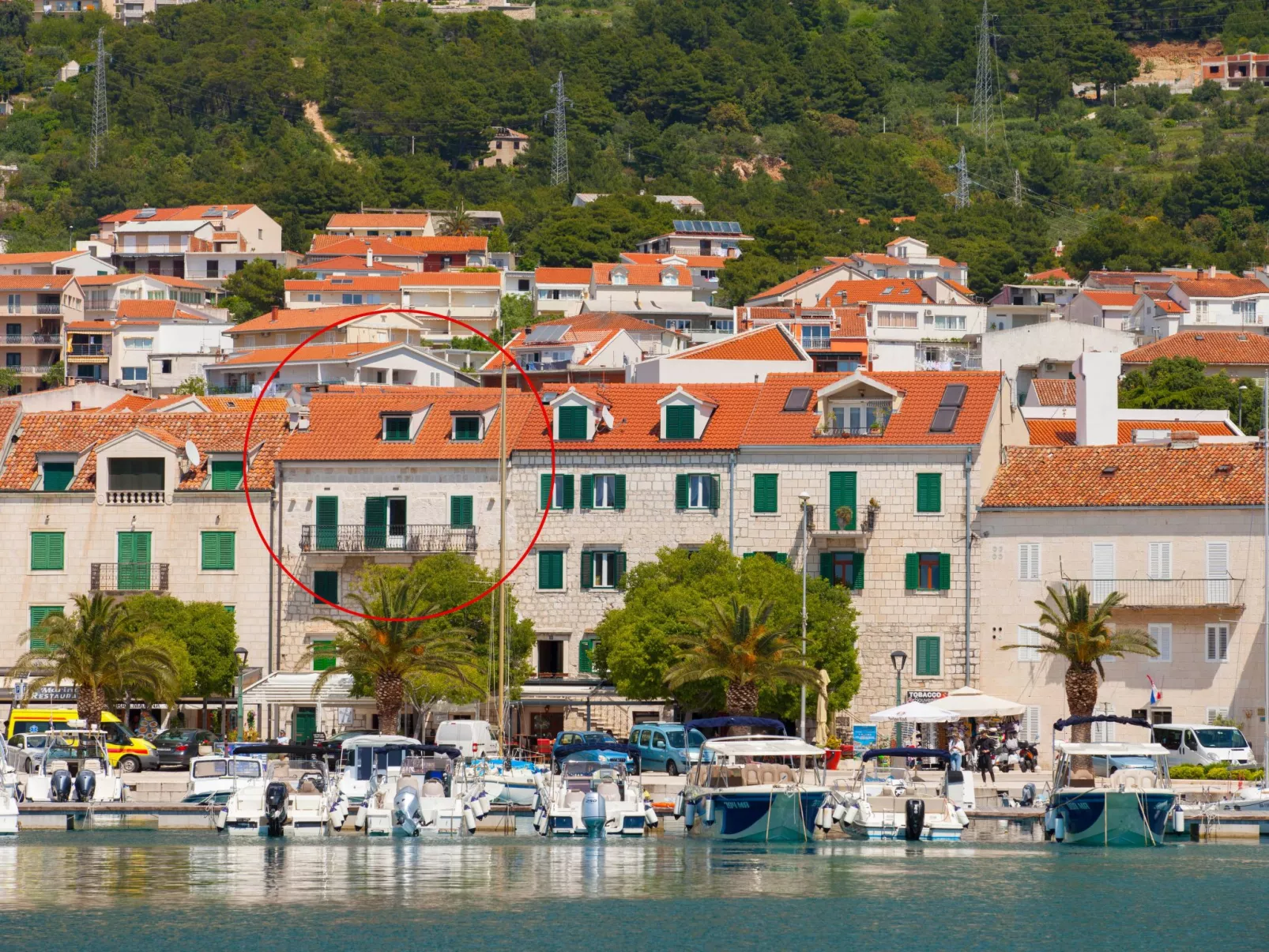 Wohnung "Slavija" mit Whirlpool-Buiten