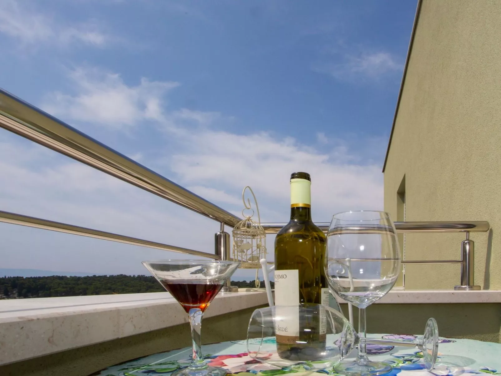 In Makarska mit Panoramablick-Buiten