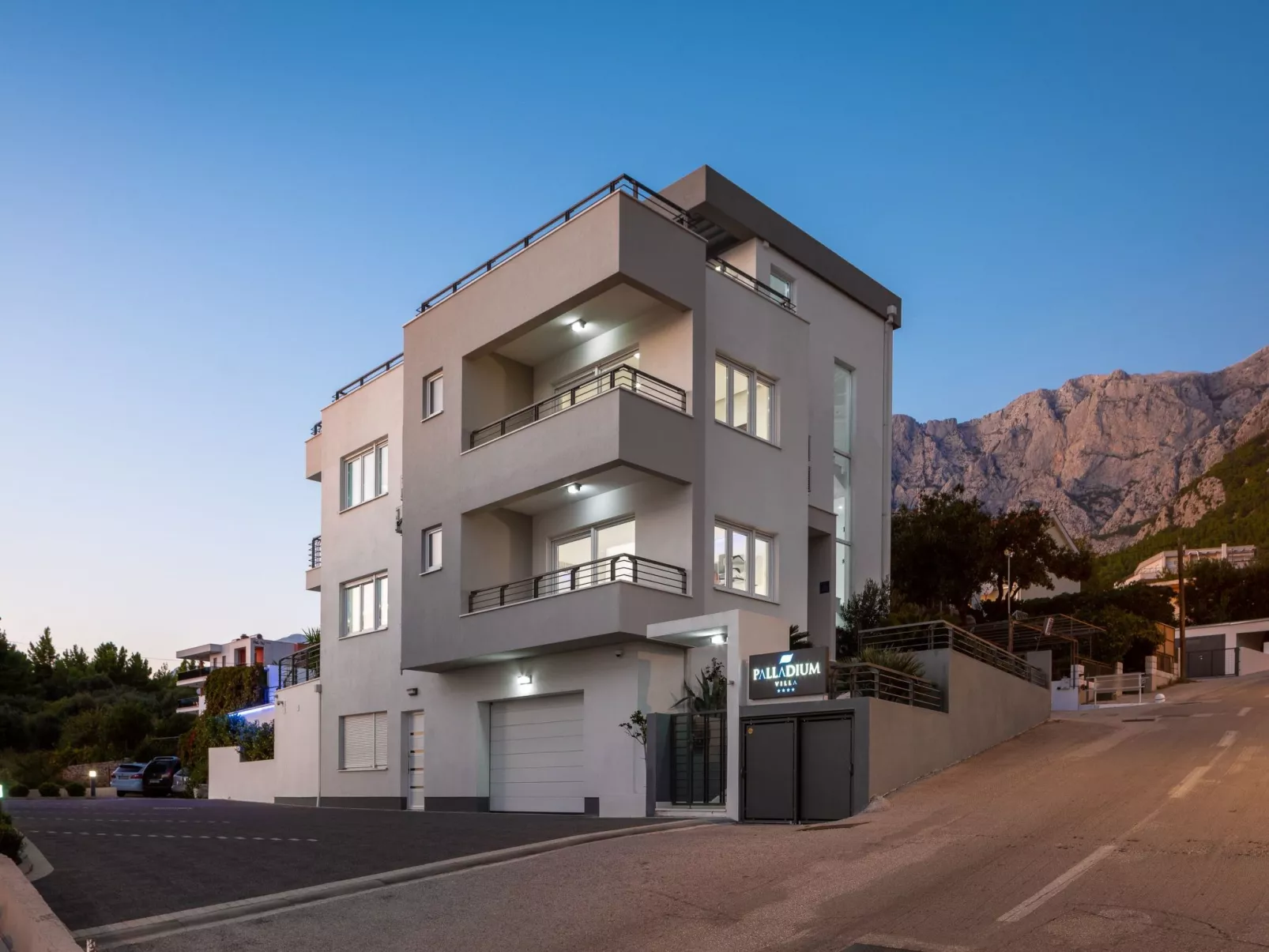 "Villa Palladium" mit Whirlpool-Buiten