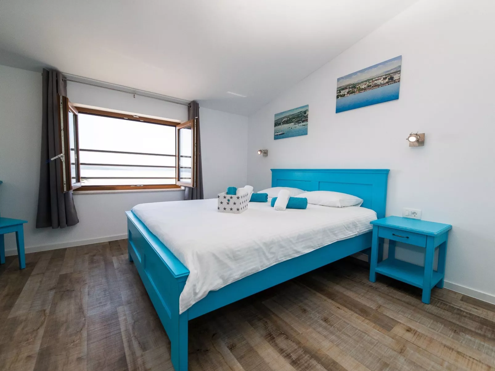 Wohnung für 2-3 Personen, 100m vom Strand entfernt-Binnen