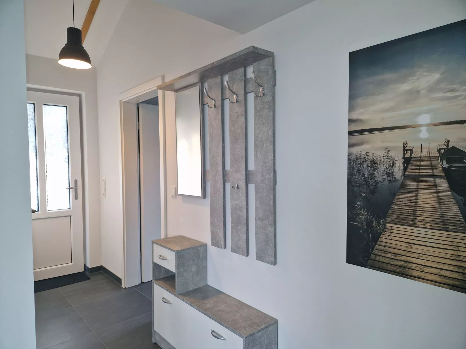 G2 Ferienhaus mit Wiesenblick und Waschmaschine-Binnen