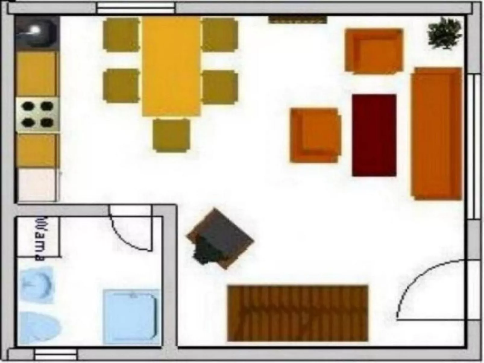 Haus mit Spielwiese-Binnen