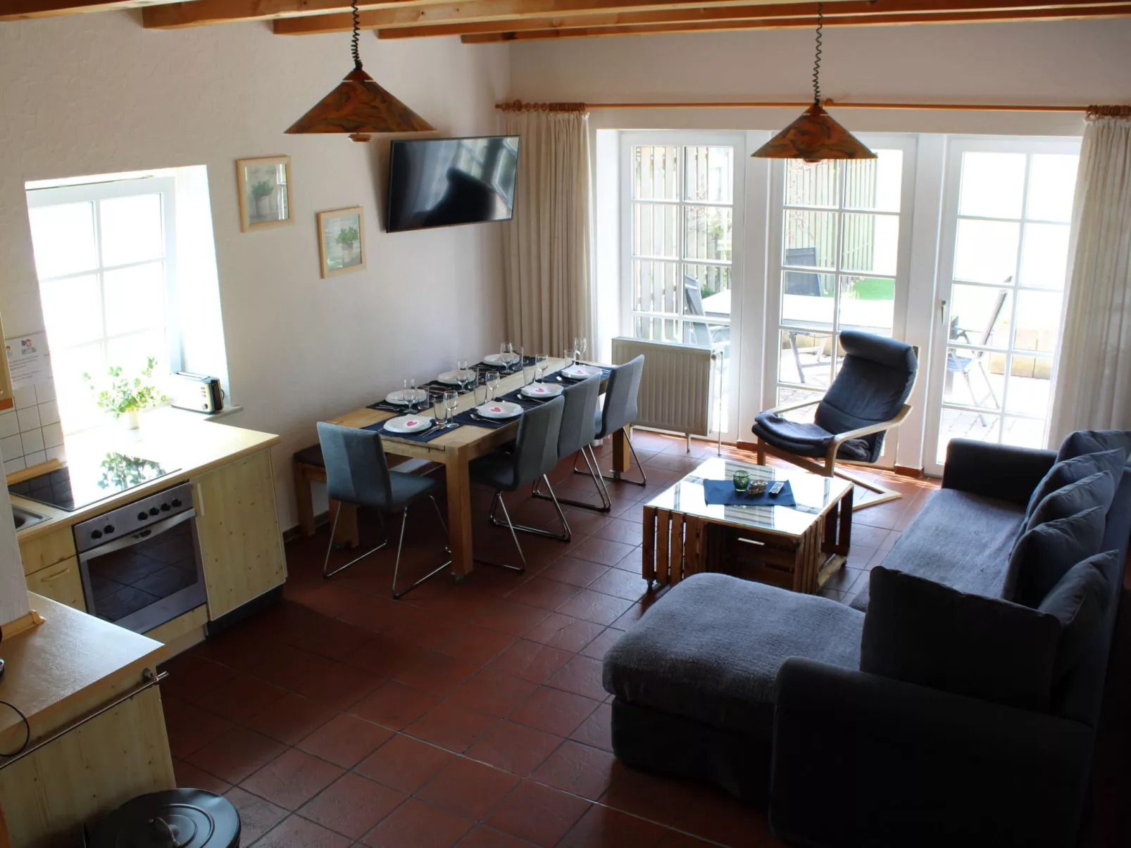 In Wolterdingen mit Eigener Terrasse-Binnen