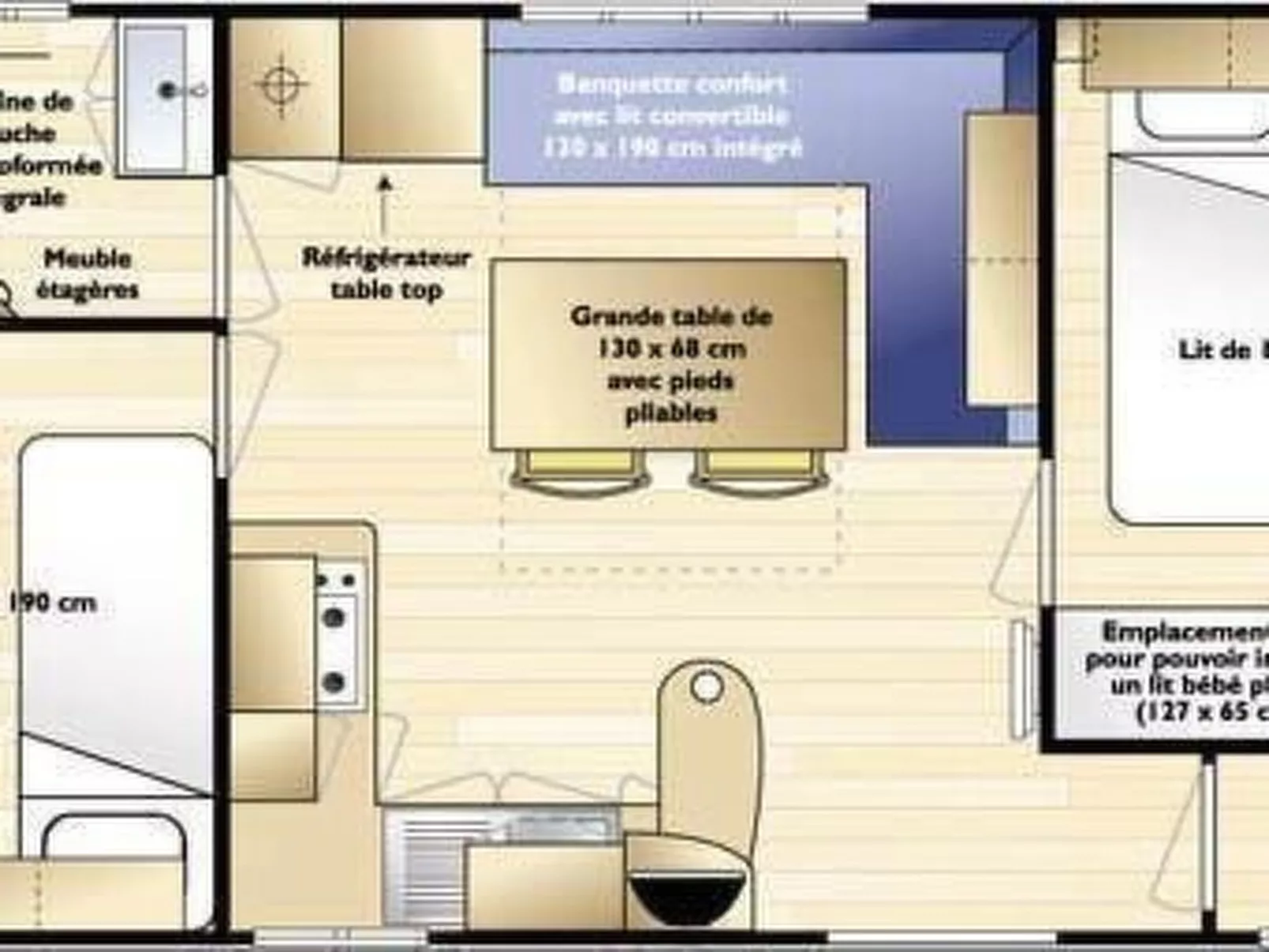 Mobilheim "Camping Scheldeoord"-Binnen