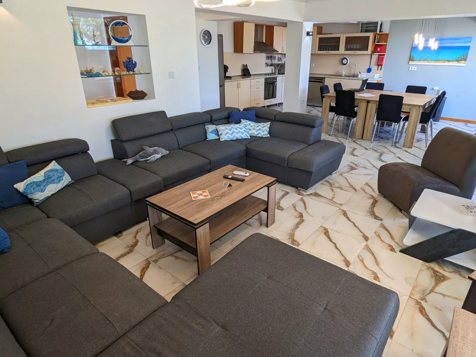 Familienvilla "Dionysus" mit Pool und Meerblick-Binnen