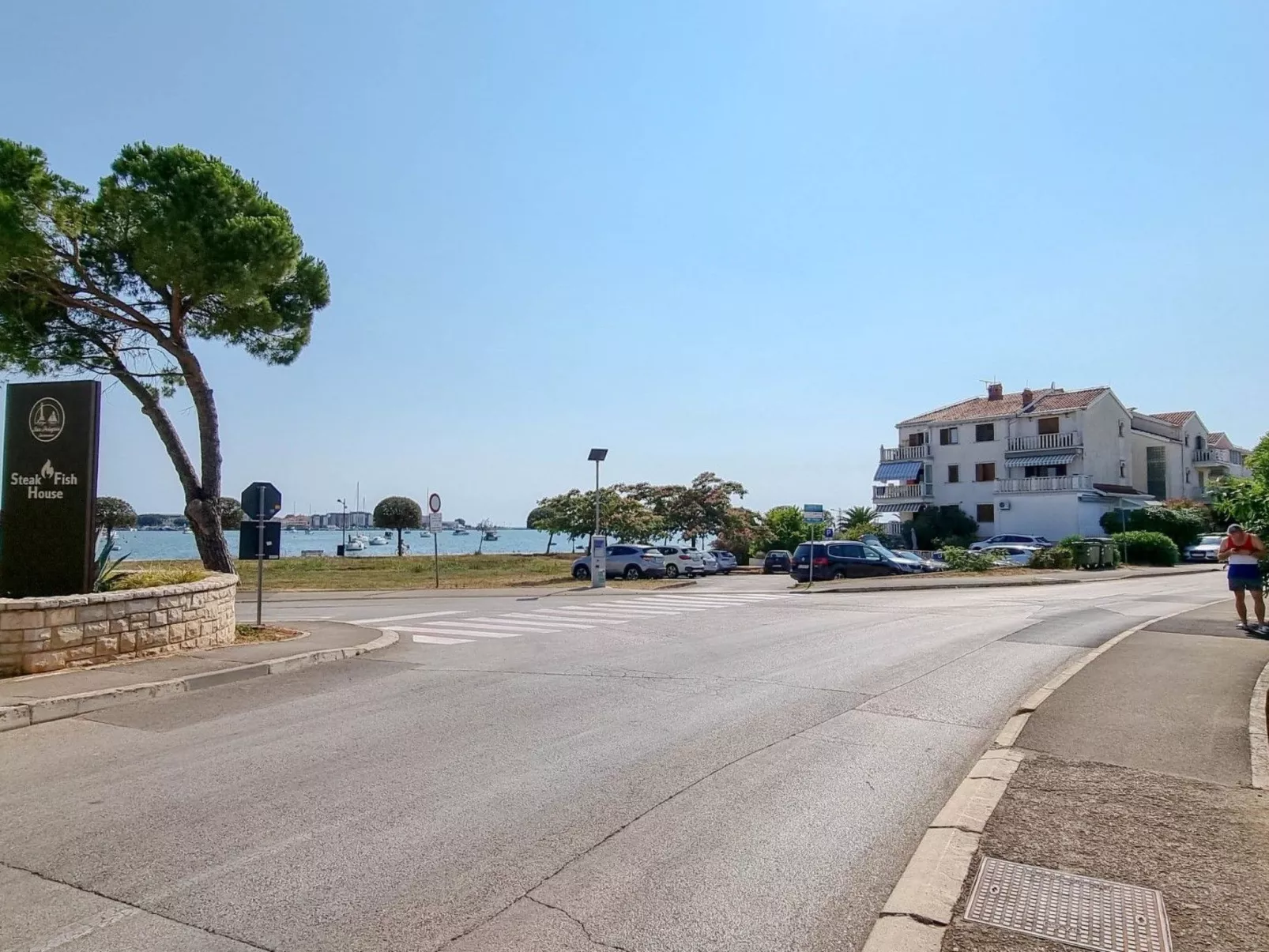 Apartment mit Meerblick für 4 Personen-Buiten