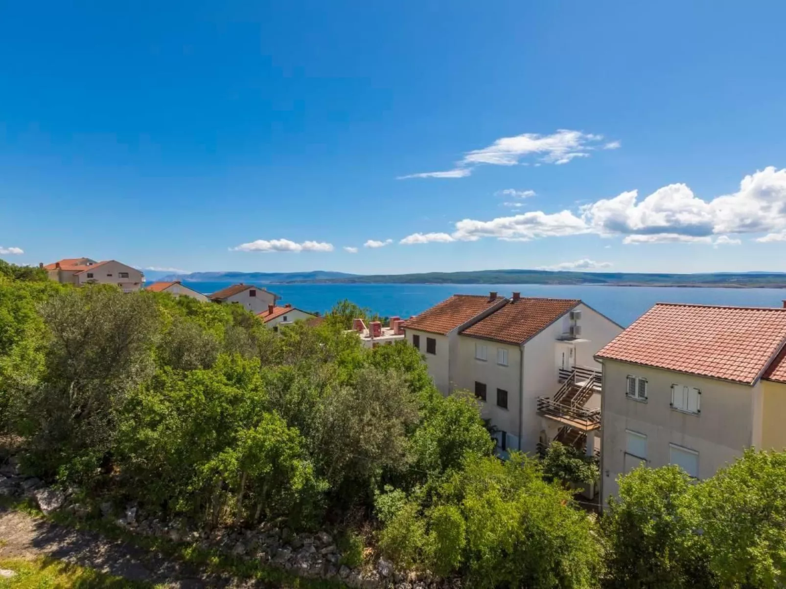 Appartement in Dramalj mit Eigenem Balkon-Buiten