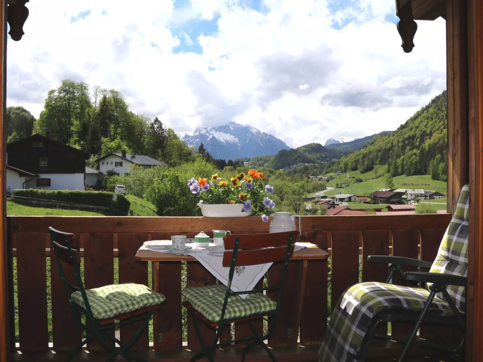 Wohnung in Berchtesgaden mit Garten - Buiten