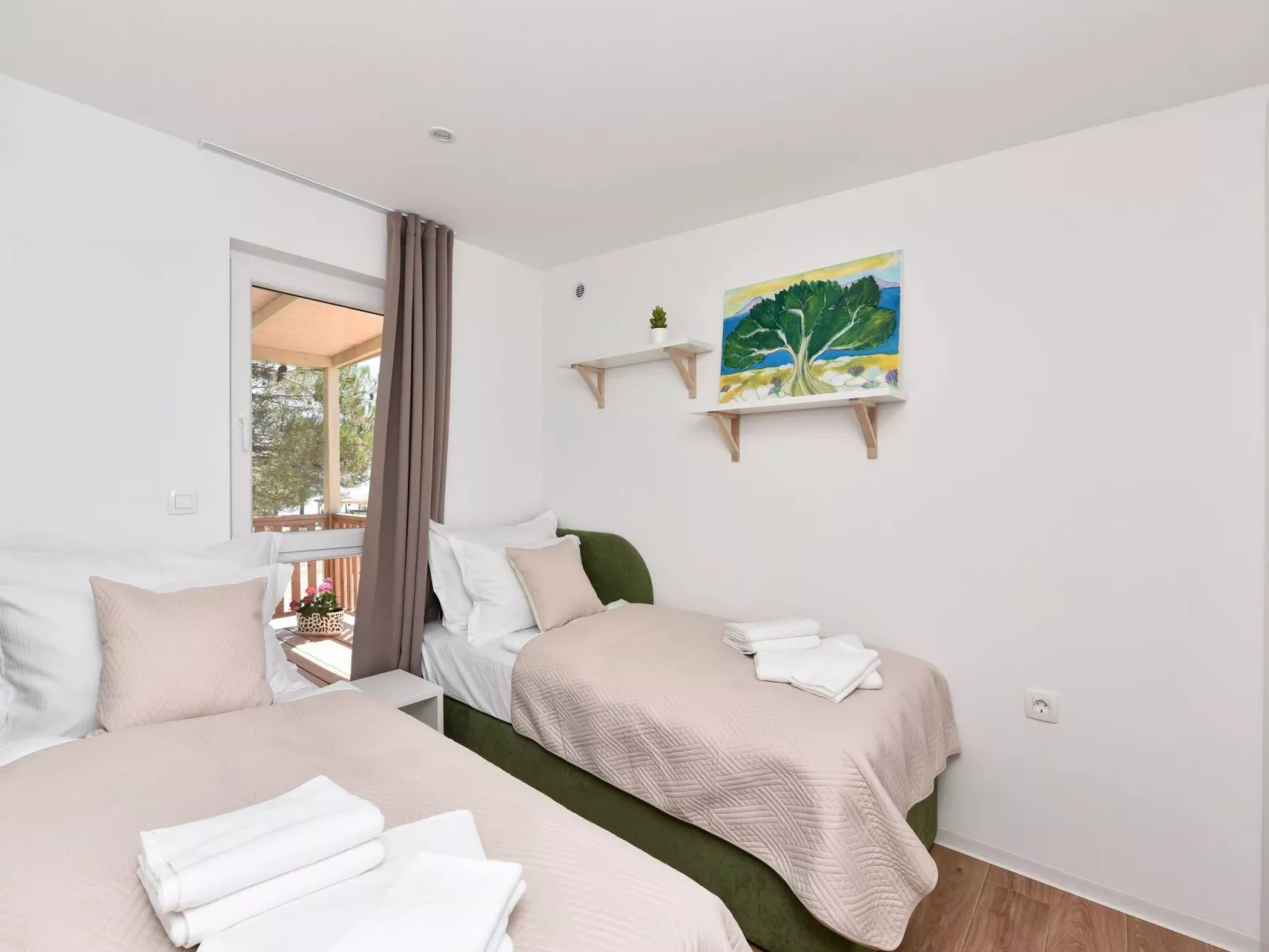 Mobilheim direkt am Strand-Binnen