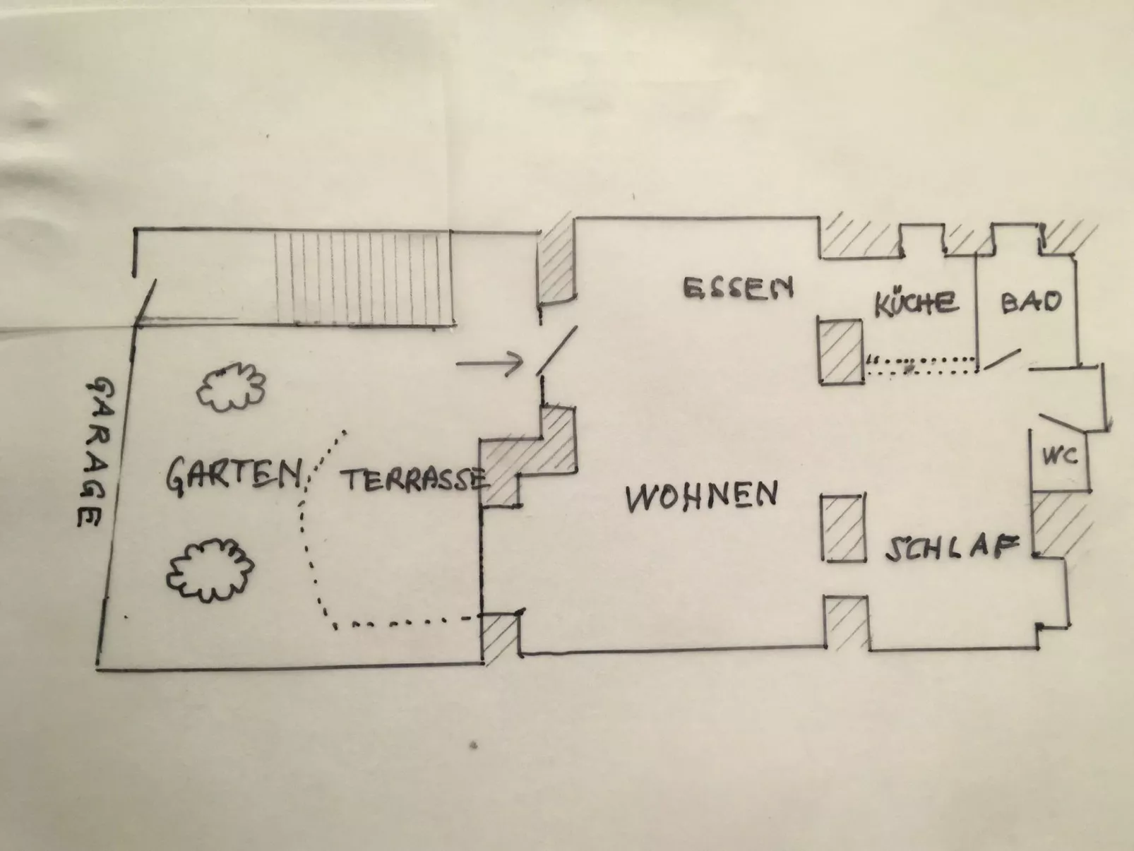 Mit Garagenplatz-Binnen