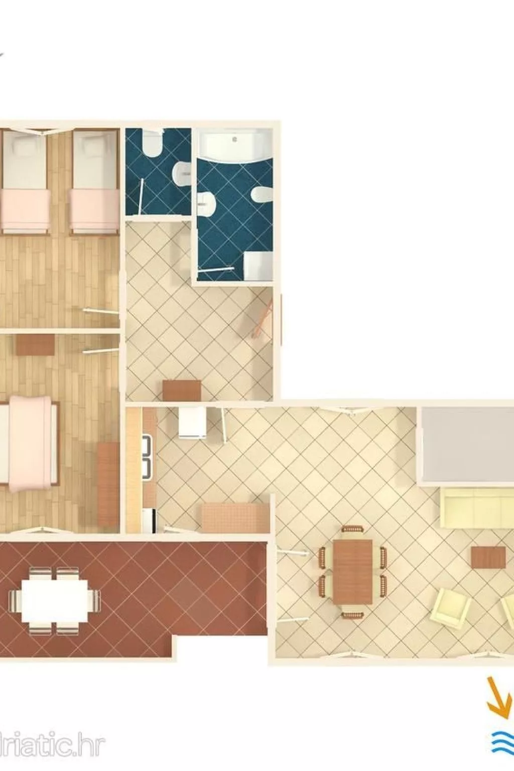 Apartment in Pula, Kroatien mit hohen Gästebewertungen-Image-tags.info