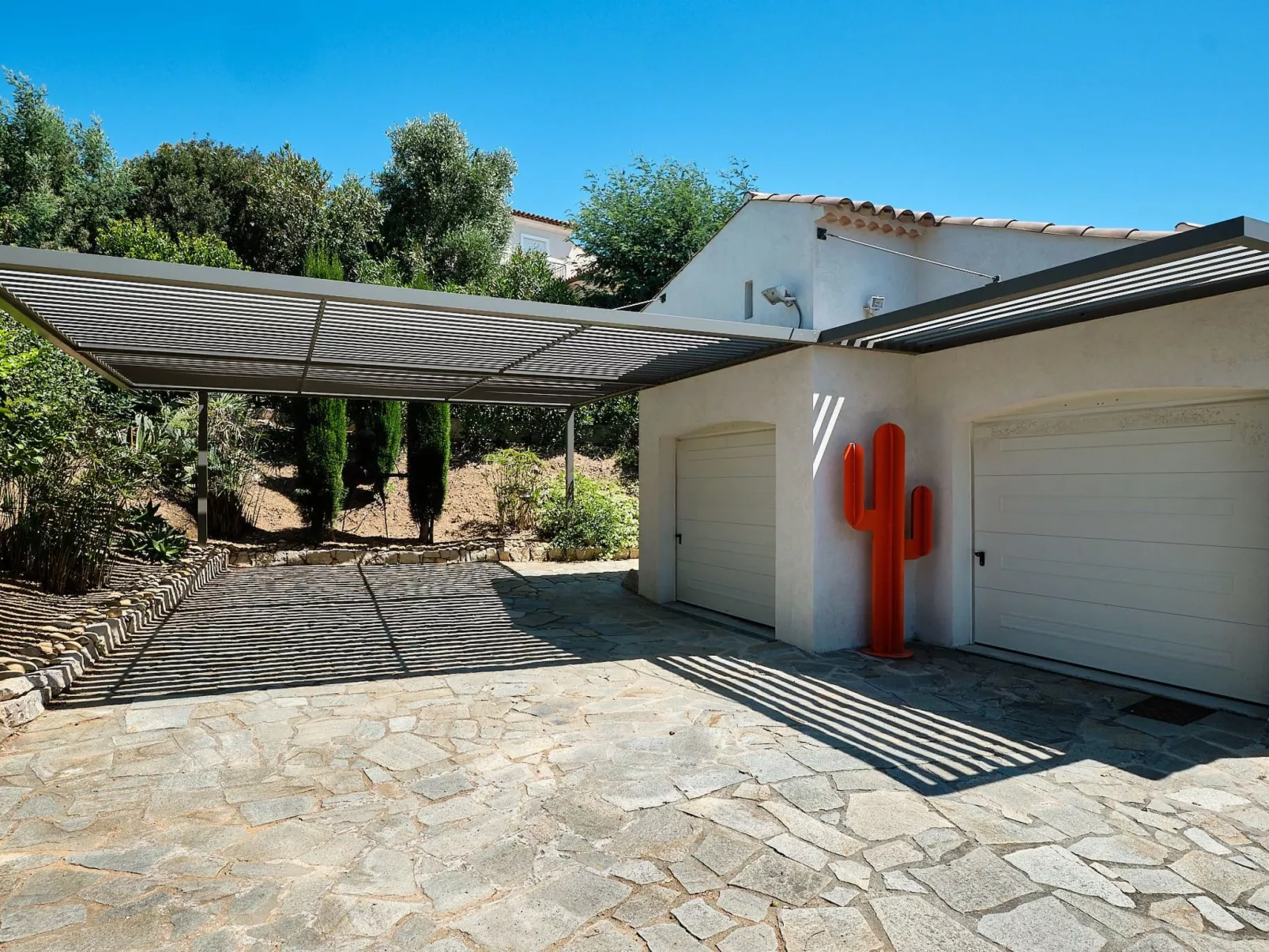 Herrliche Villa mit Meerblick, Pool, 400m vom Meer entfernt-Binnen