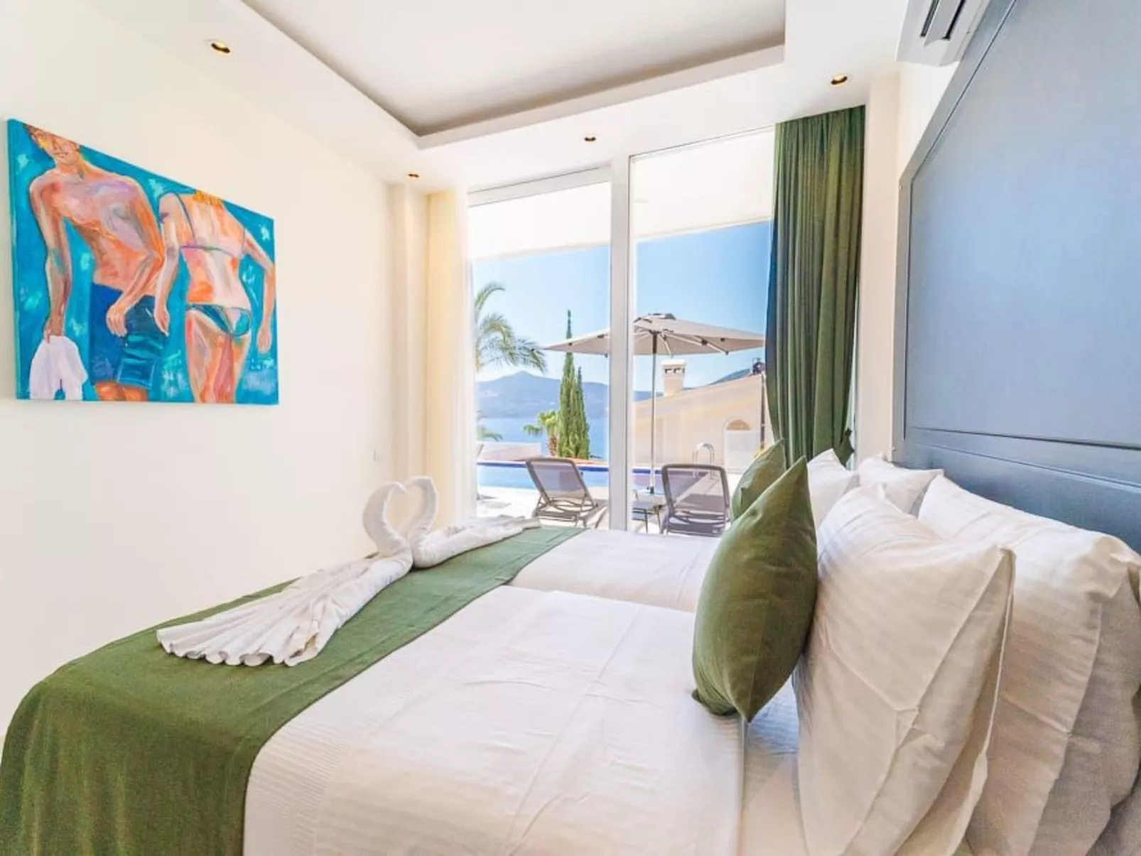 Villa direkt am Meer luxuriös für 4 Personen-Binnen