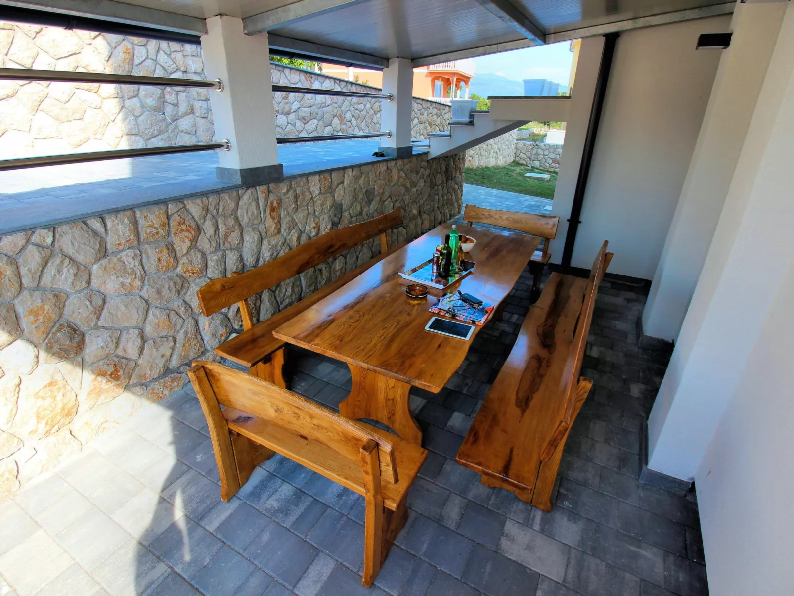 Wohnung "Buba 5" mit Terrasse-Buiten