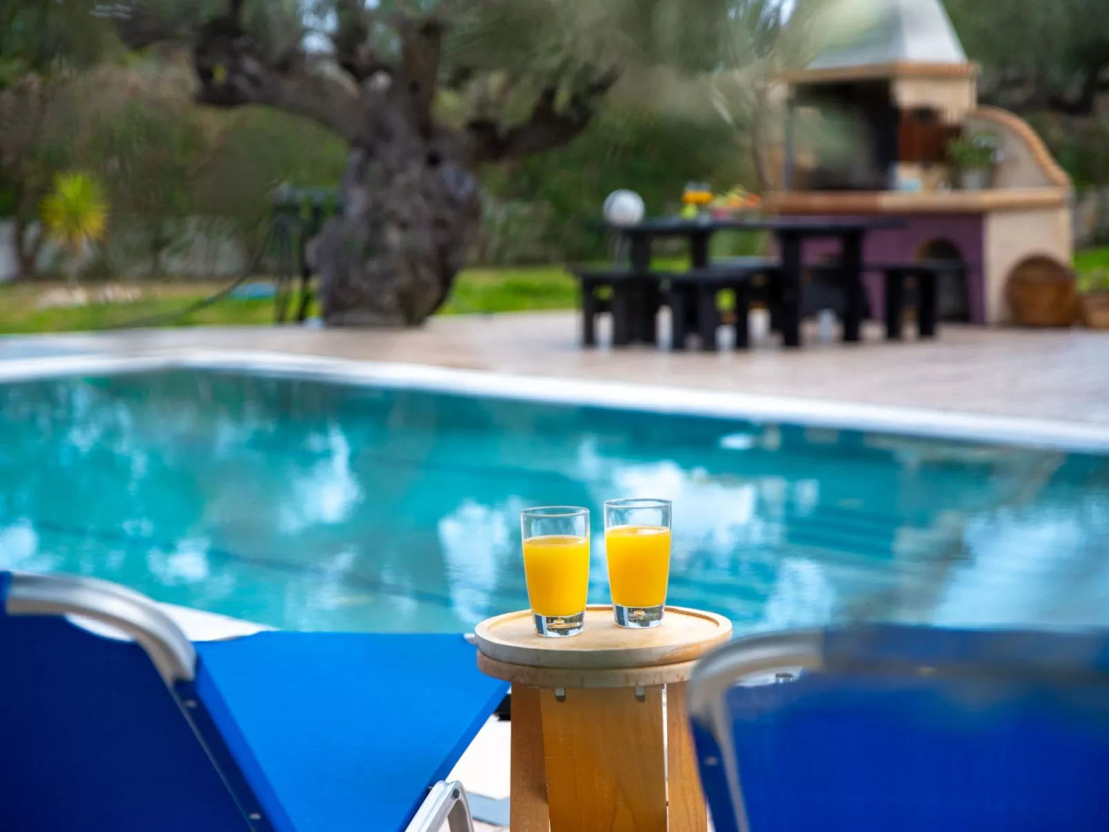 Blue Moon Villa mit tollem Pool-Buiten