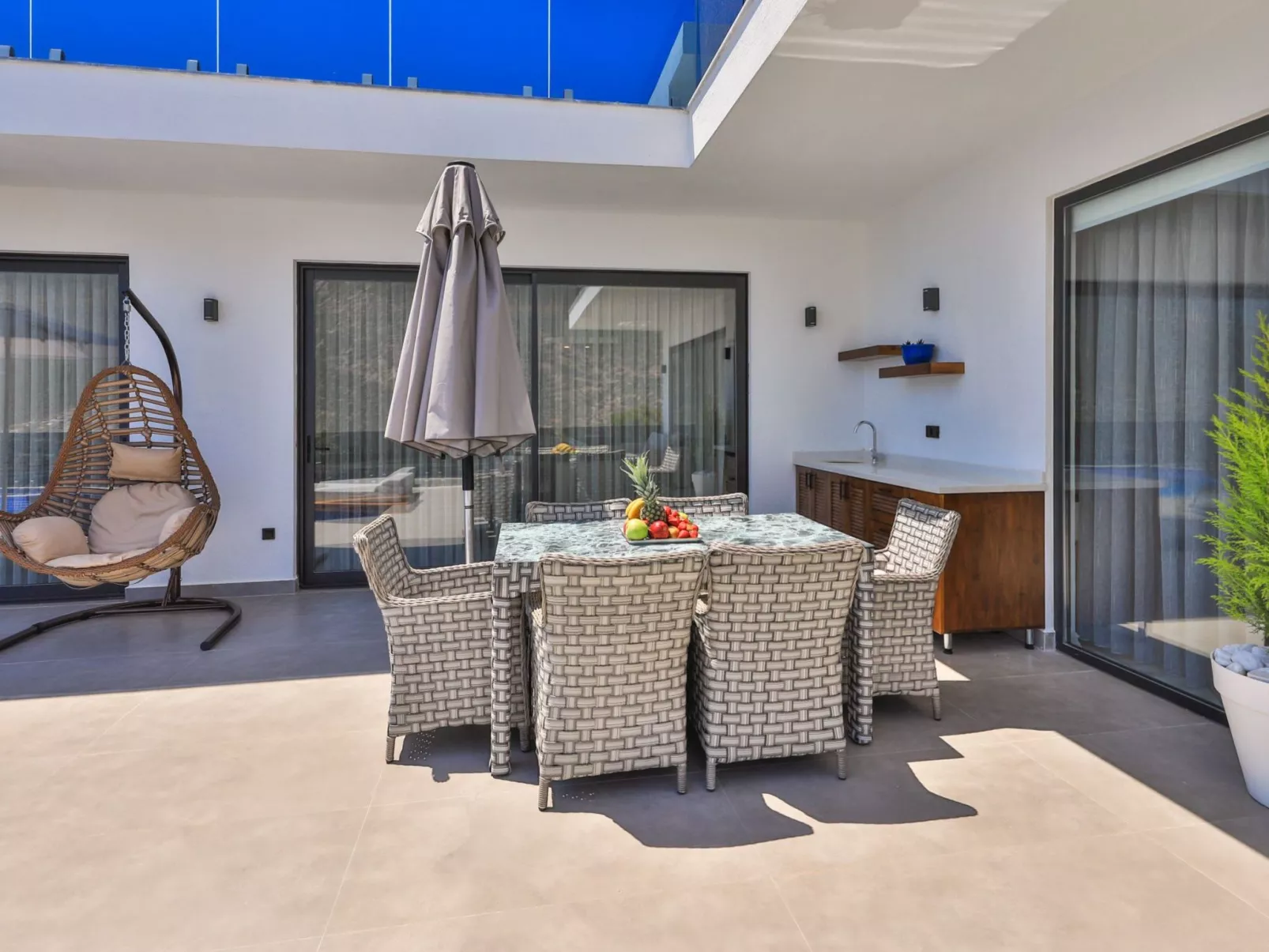 In Kalkan mit Privatem Pool-Buiten