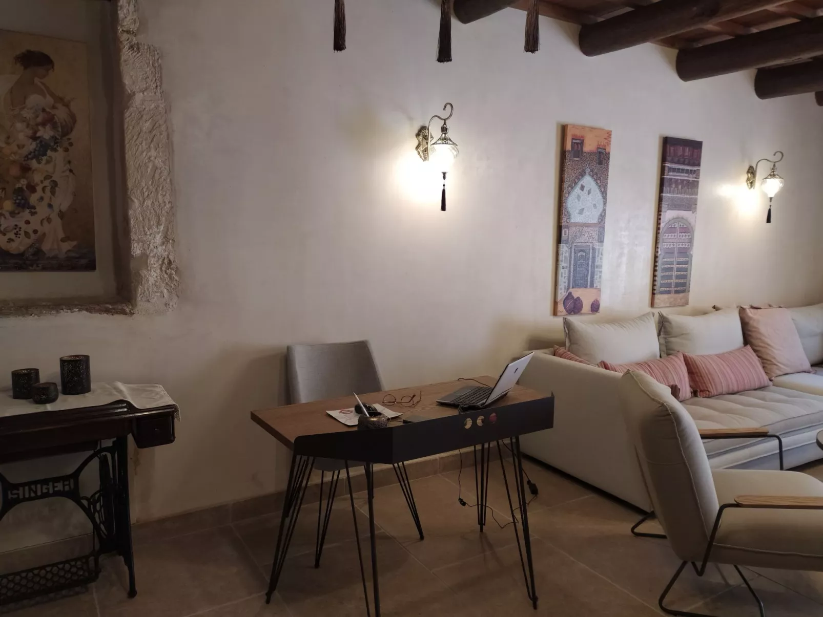 Mit Bergblick-Binnen