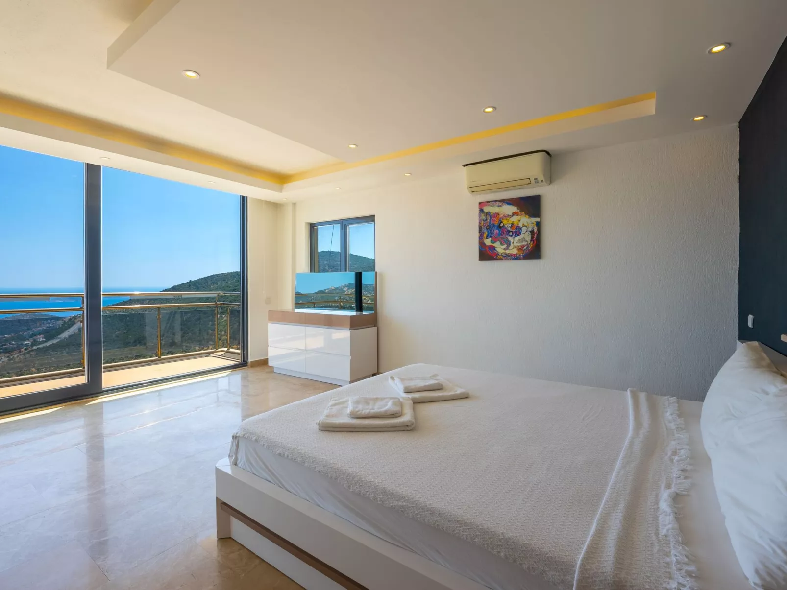 Villa mit Traum-Meerblick für 12 Personen-Binnen