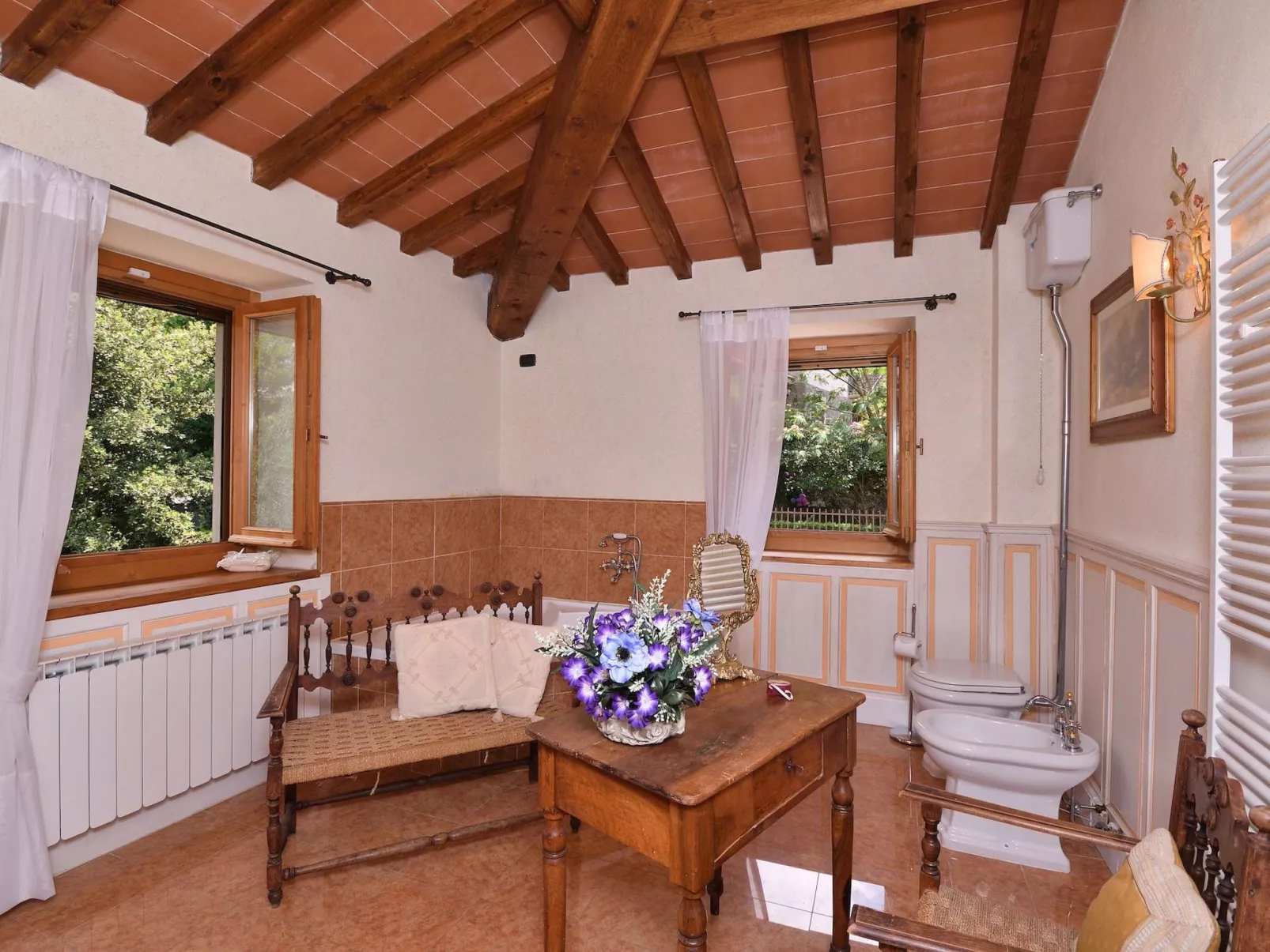 Villa Fonte mit eigenem Pool - Binnen