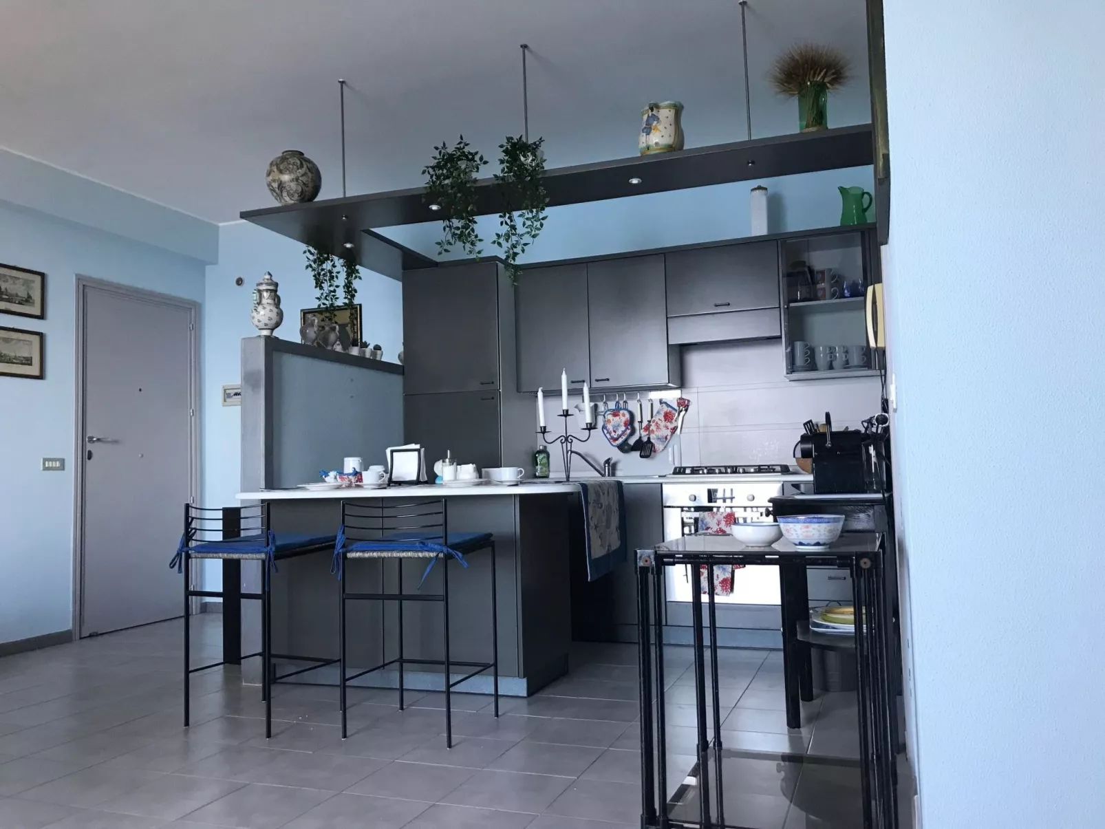 Mit Wasserblick-Binnen