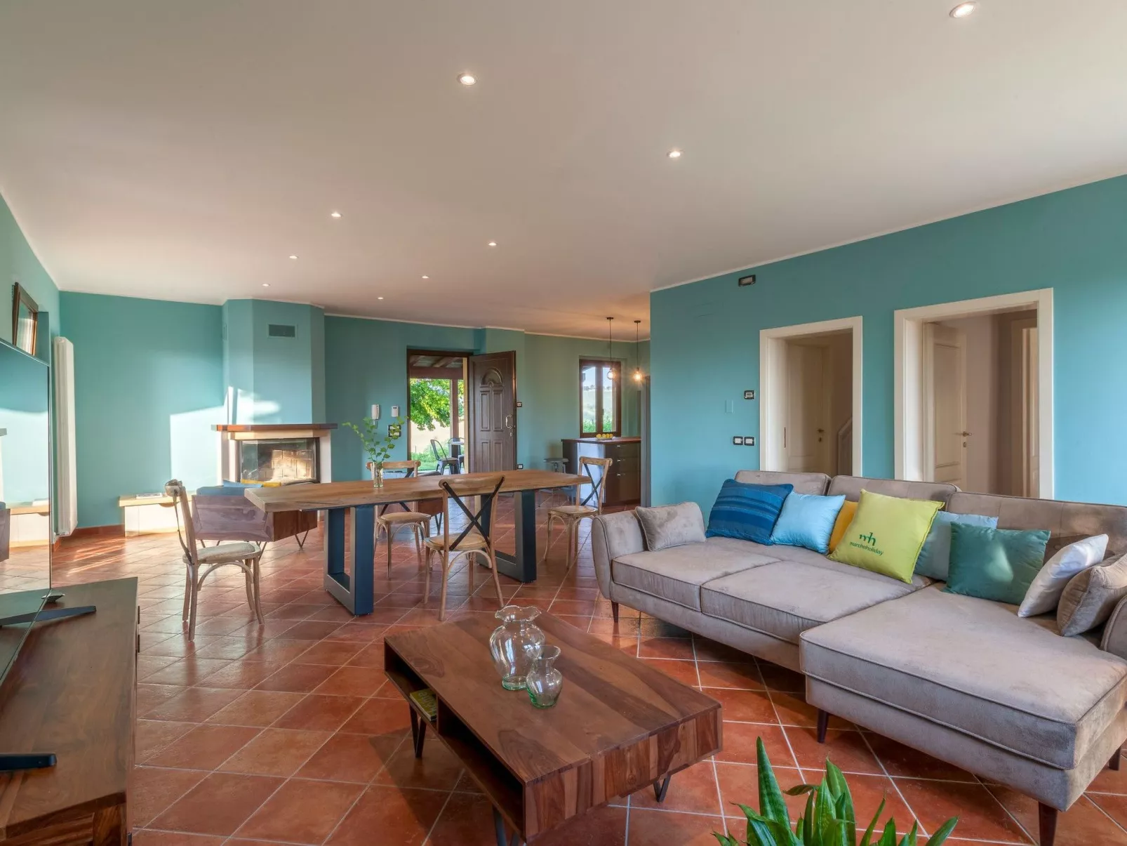 Villa Traiani, Marken Urlaub, privater Pool-Binnen