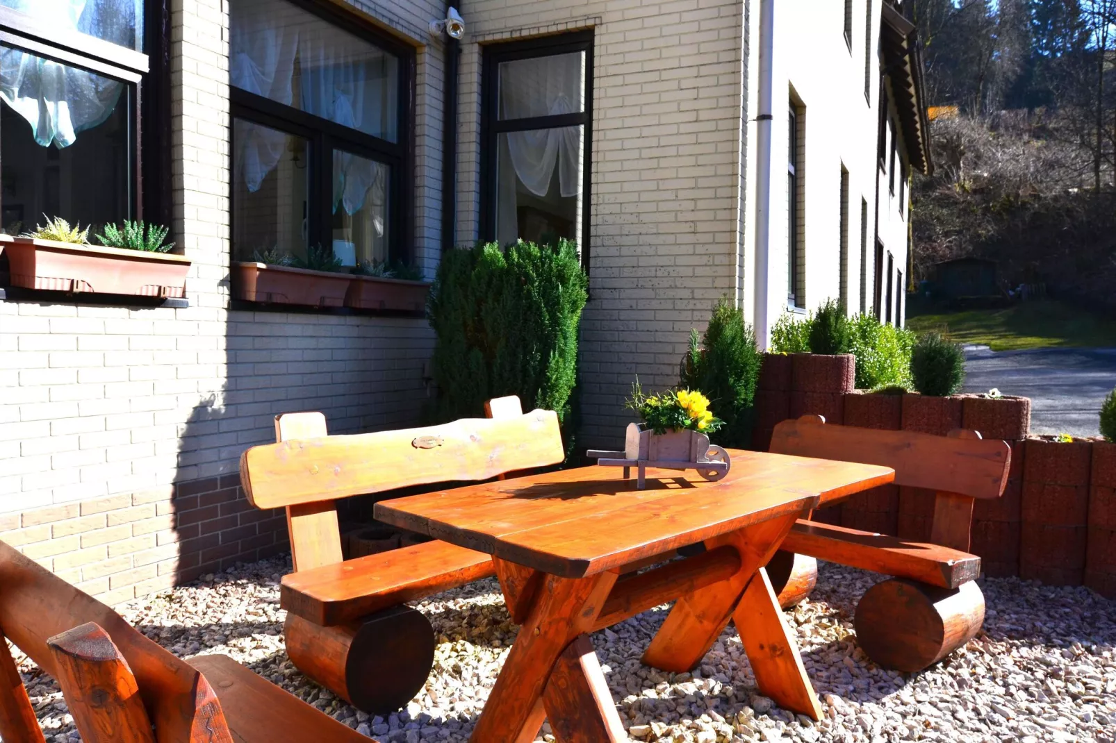 Ferienapartment Romatik in Wildemann Harz-Terrasbalkon