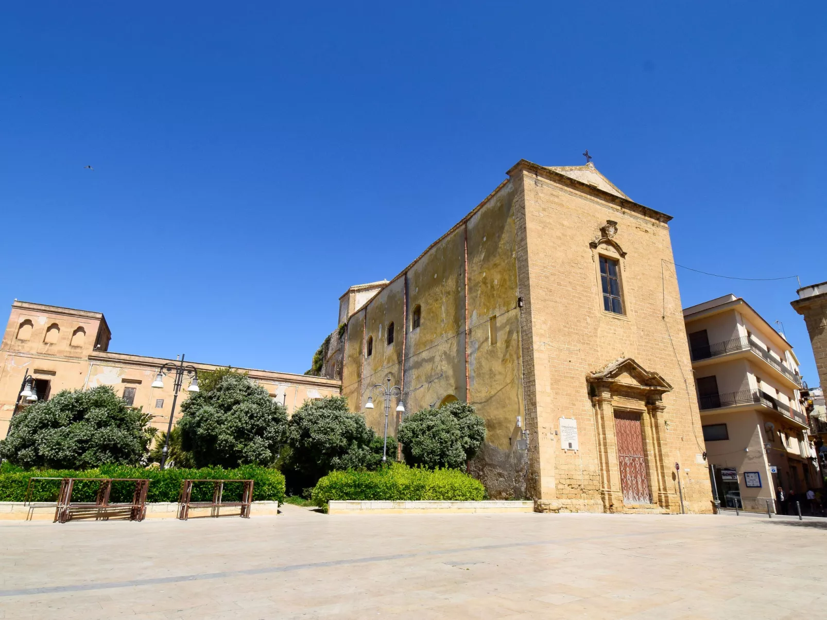 Ruhige Ferienwohnung in Sciacca mit Terrasse, Garten und Grill und Meerblick-Omgeving