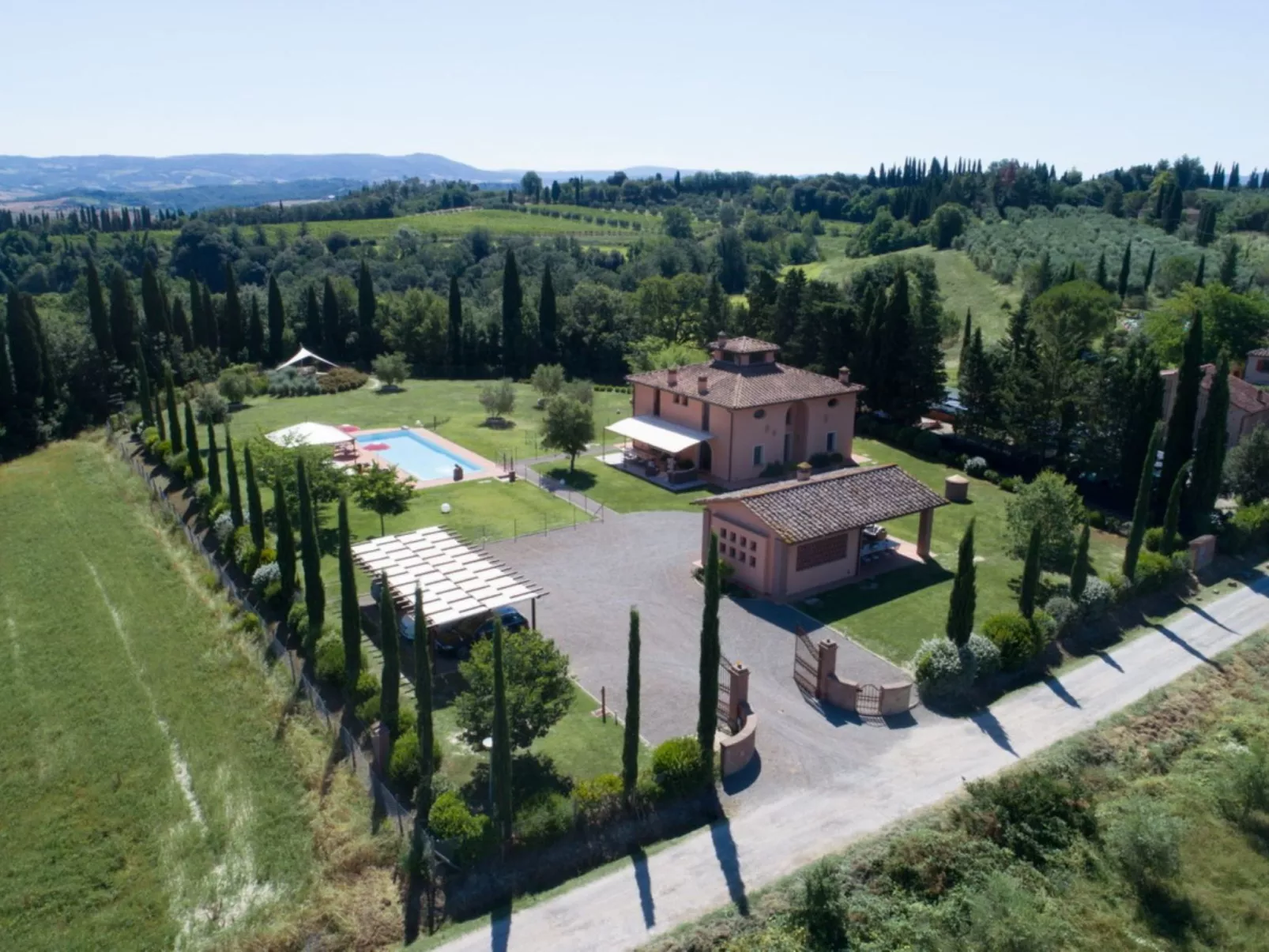 Villa mit privatem Pool zwischen Pisa und Volterra-Buiten
