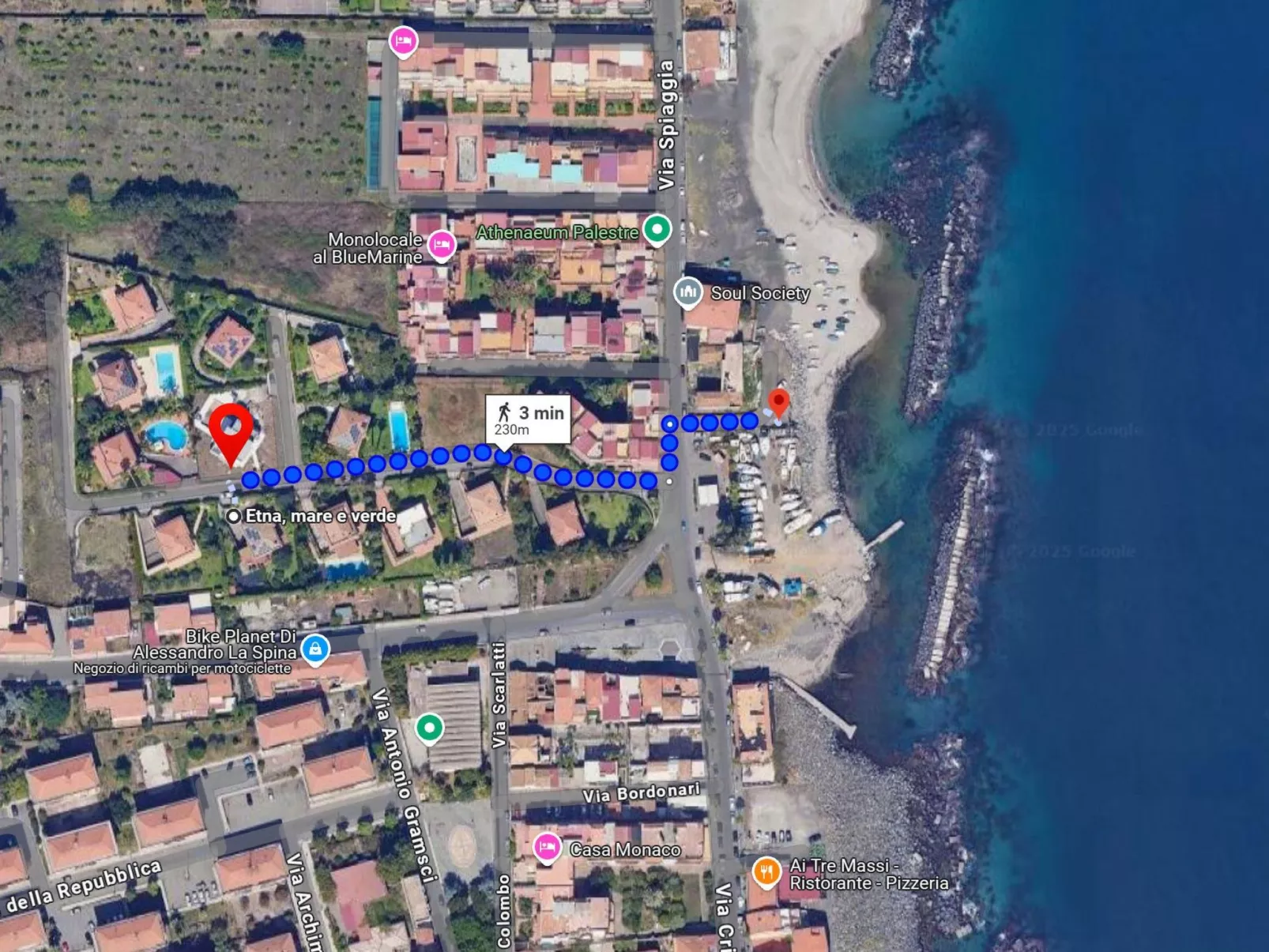 Ätna, Meer und Grün - Freiraum-Image-tags.info