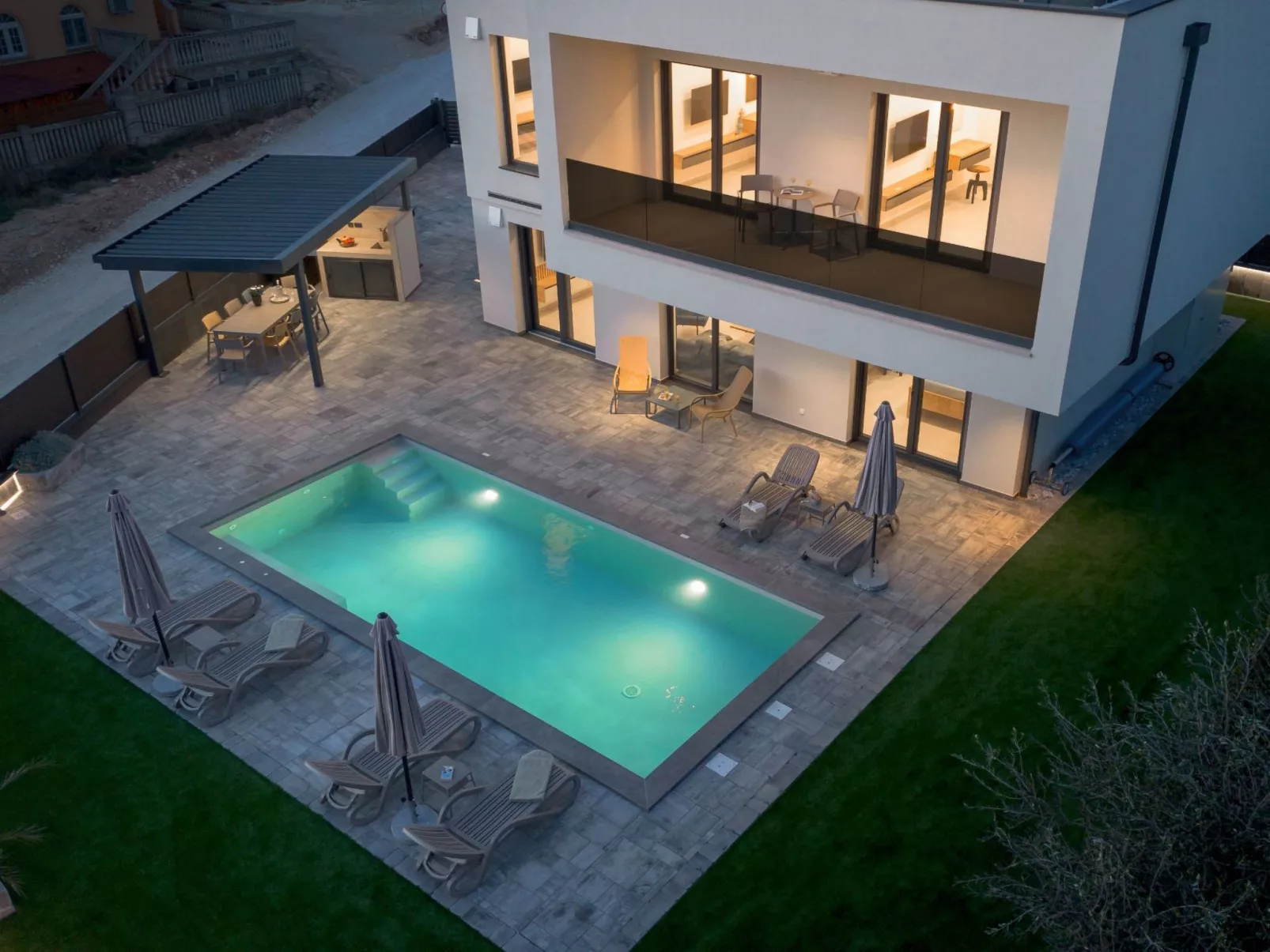 Ferienvilla "Villa Mila" mit eigenem Pool-Binnen