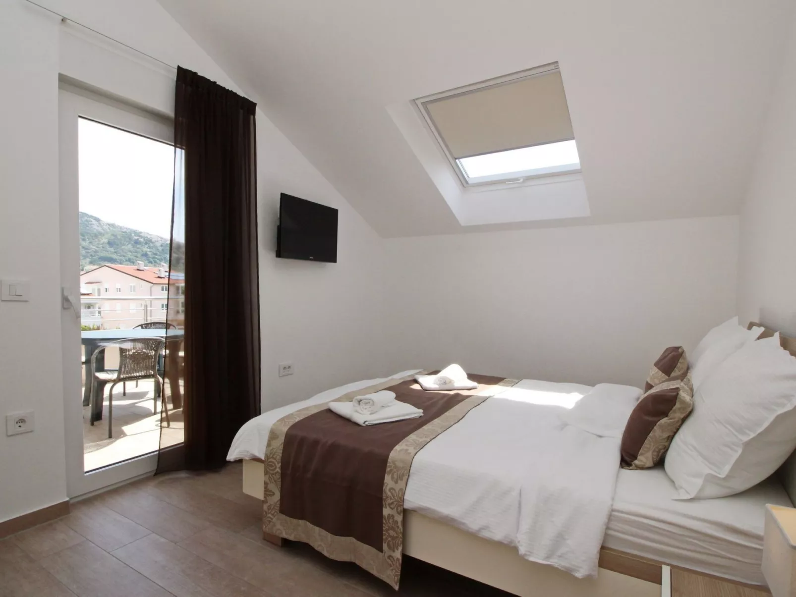 In Baška mit Terrasse-Binnen